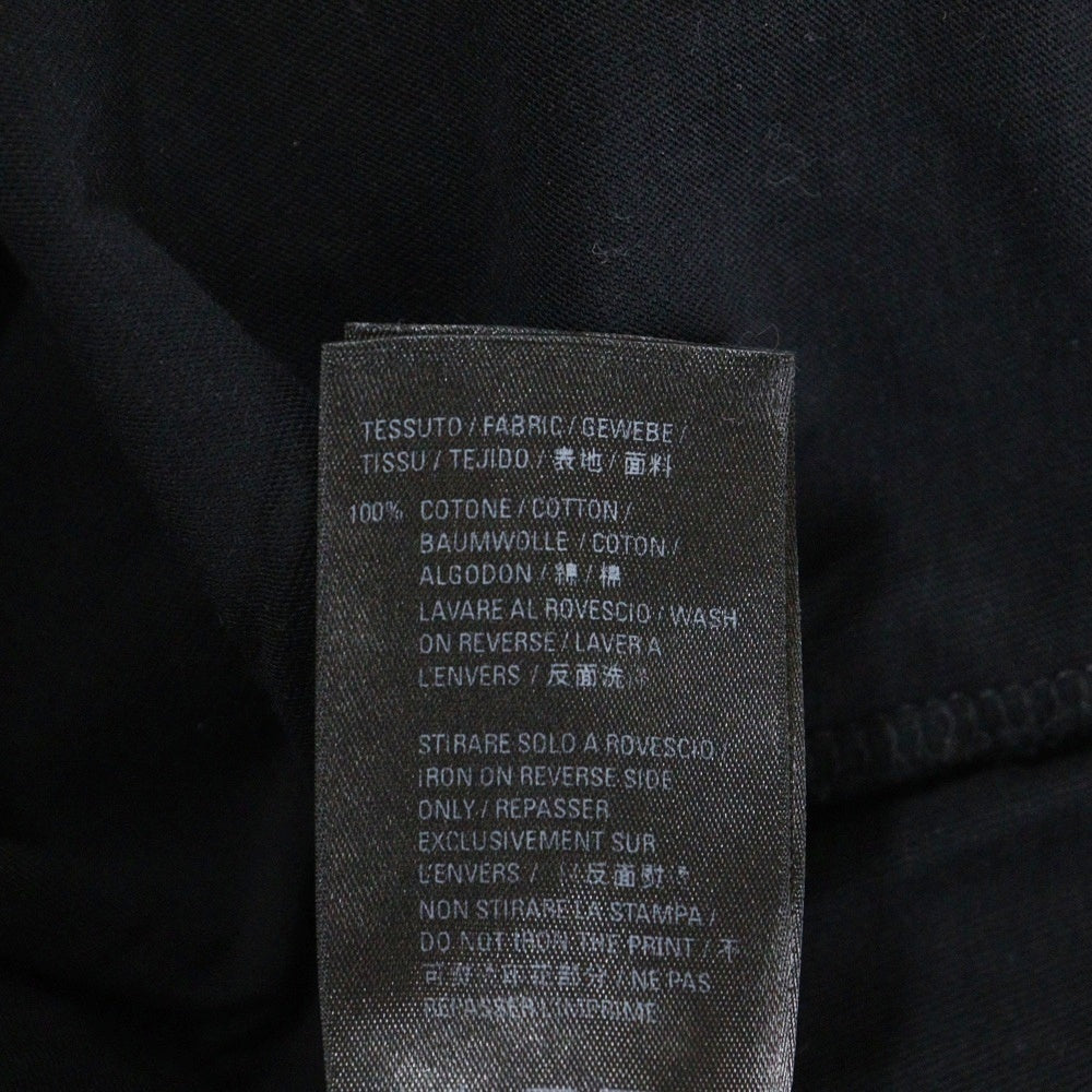 BALENCIAGA(バレンシアガ) フロント ロゴプリント 半袖Tシャツ カットソー 613968-TYK28 ブラック