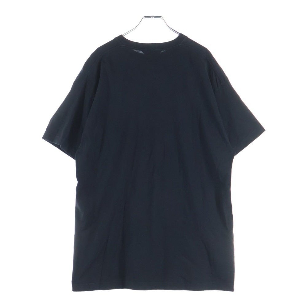 BALENCIAGA(バレンシアガ) フロント ロゴプリント 半袖Tシャツ カットソー 613968-TYK28 ブラック