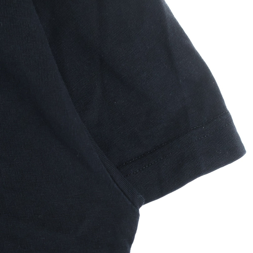 BALENCIAGA(バレンシアガ) フロント ロゴプリント 半袖Tシャツ カットソー 613968-TYK28 ブラック