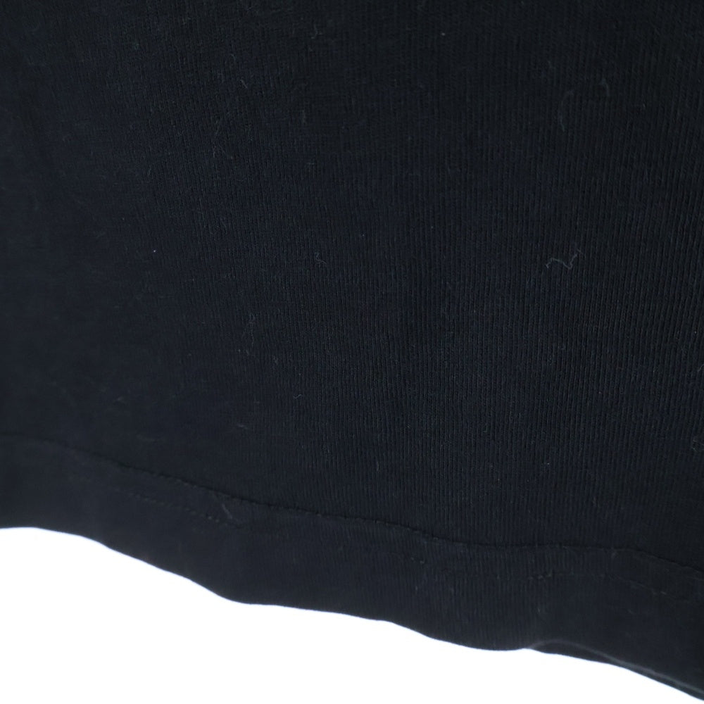 BALENCIAGA(バレンシアガ) フロント ロゴプリント 半袖Tシャツ カットソー 613968-TYK28 ブラック