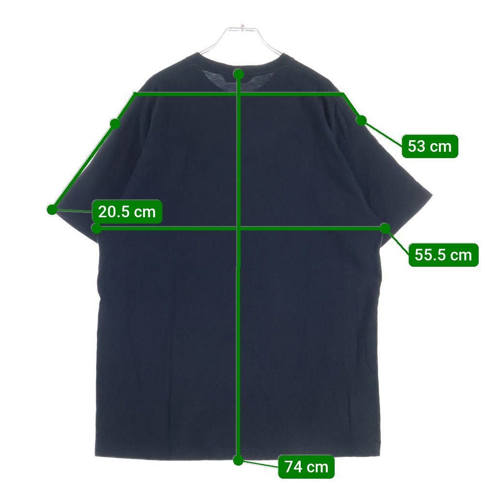 BALENCIAGA(バレンシアガ) フロント ロゴプリント 半袖Tシャツ カットソー 613968-TYK28 ブラック