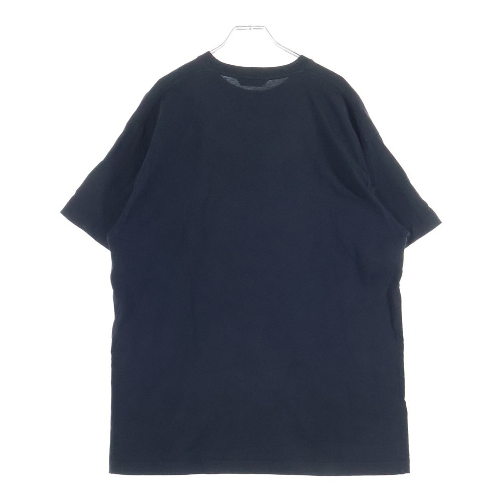 BALENCIAGA(バレンシアガ) フロント ロゴプリント 半袖Tシャツ カットソー 613968-TYK28 ブラック