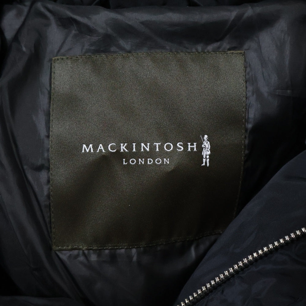 MACKINTOSH(マッキントッシュ) フード付き ナイロン ダウンコート ブラック G1C33-809-09