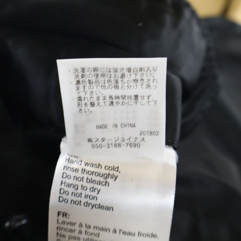 UNDEFEATED(アンディフィーテッド) ×ALPHA INDUSTRIES L-2B BOMBER JACKET アルファー アームロゴ 裏地メッシュ ボンバージャケット ブラック 184150106001