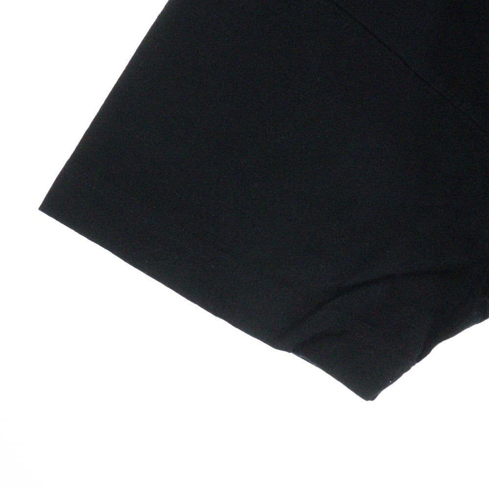 Palm Angels(パームエンジェルス) CLASSIC LOGO OVER TEE ネックロゴプリント クルーネック 半袖Tシャツ カットソー ブラック PMAA002E20JER001