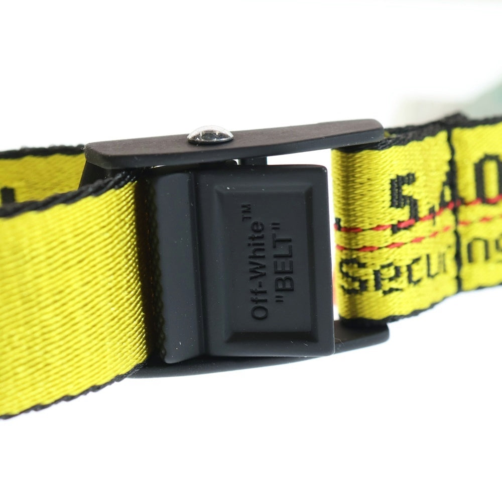 OFF-WHITE(オフホワイト) 20AW CLASSIC MINI INDUSTRIAL BELT クラシックミニ インダストリアルベルト イエロー/ブラック OMRB021F20FAB0021810