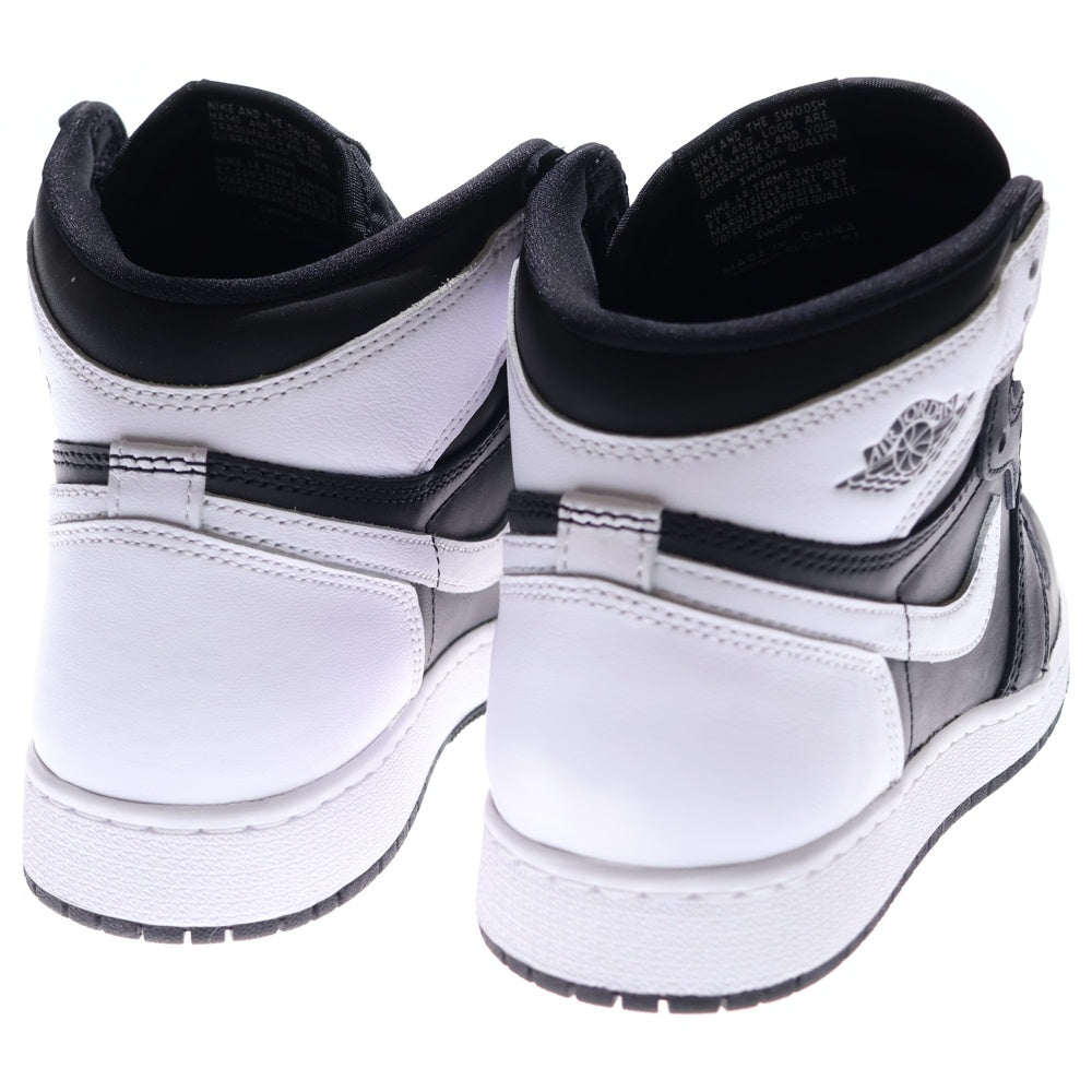 NIKE(ナイキ) GS AIR JORDAN 1 RETRO HIGH OG FD1437-010 エアジョーダン1 レトロ ハイカットスニーカー シューズ ブラック/ホワイト US6Y/24.0cm