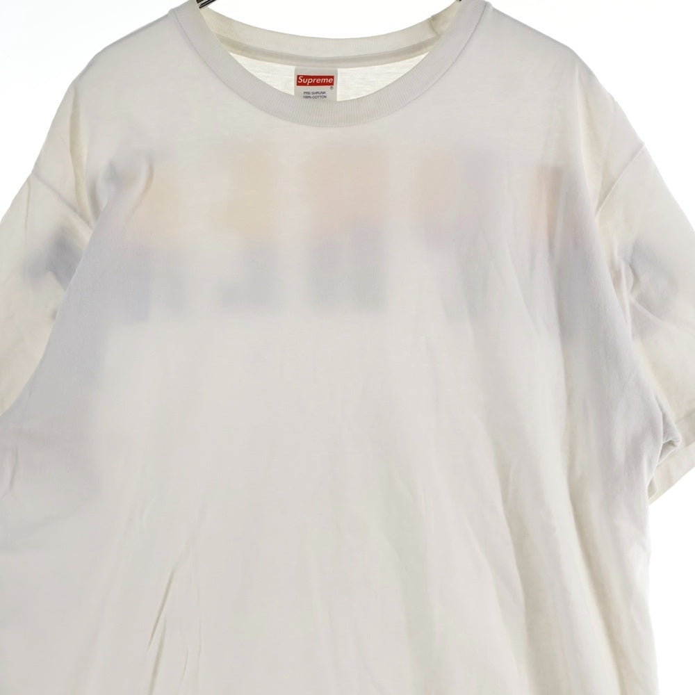 SUPREME(シュプリーム) 17AW Crash Tee クラッシュ ロゴプリント クルーネック 半袖Tシャツ カットソー ホワイト