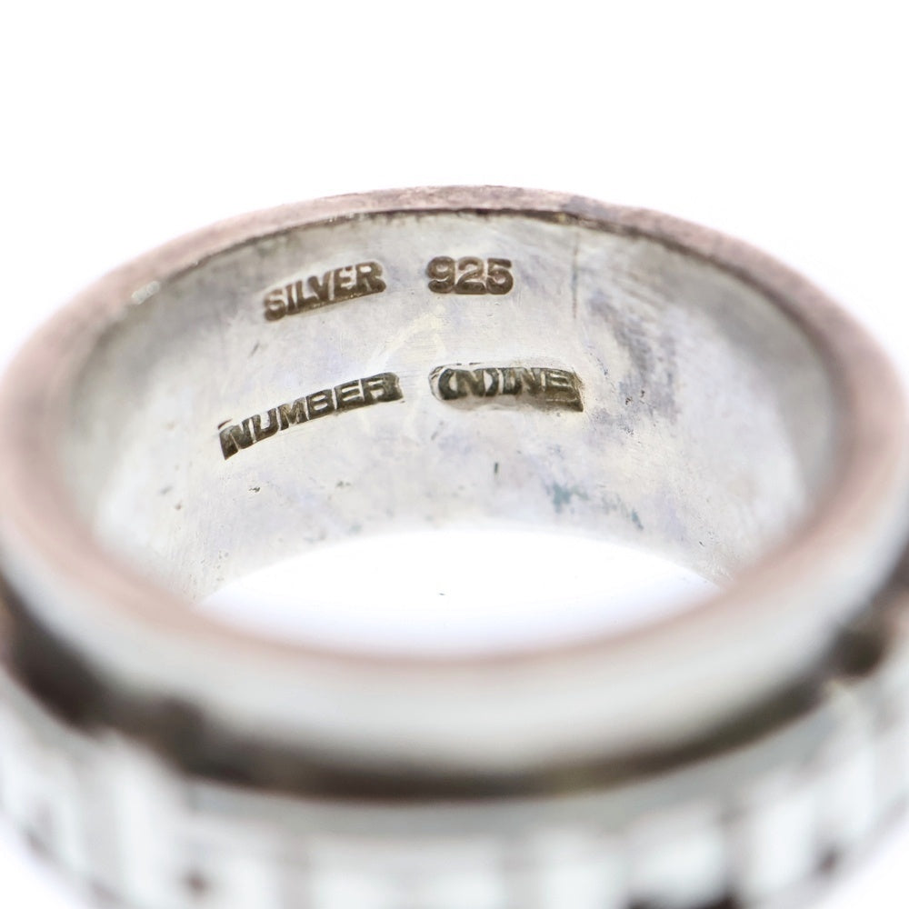 NUMBER (N)INE(ナンバーナイン) 99AW LOGO RING ロゴ リング 指輪 シルバー