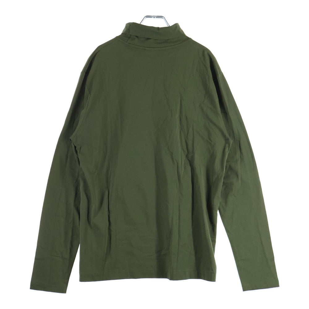 DRIES VAN NOTEN(ドリスヴァンノッテン) タートルネック コットン 長袖Tシャツ ロングスリーブ カーキ 2177710