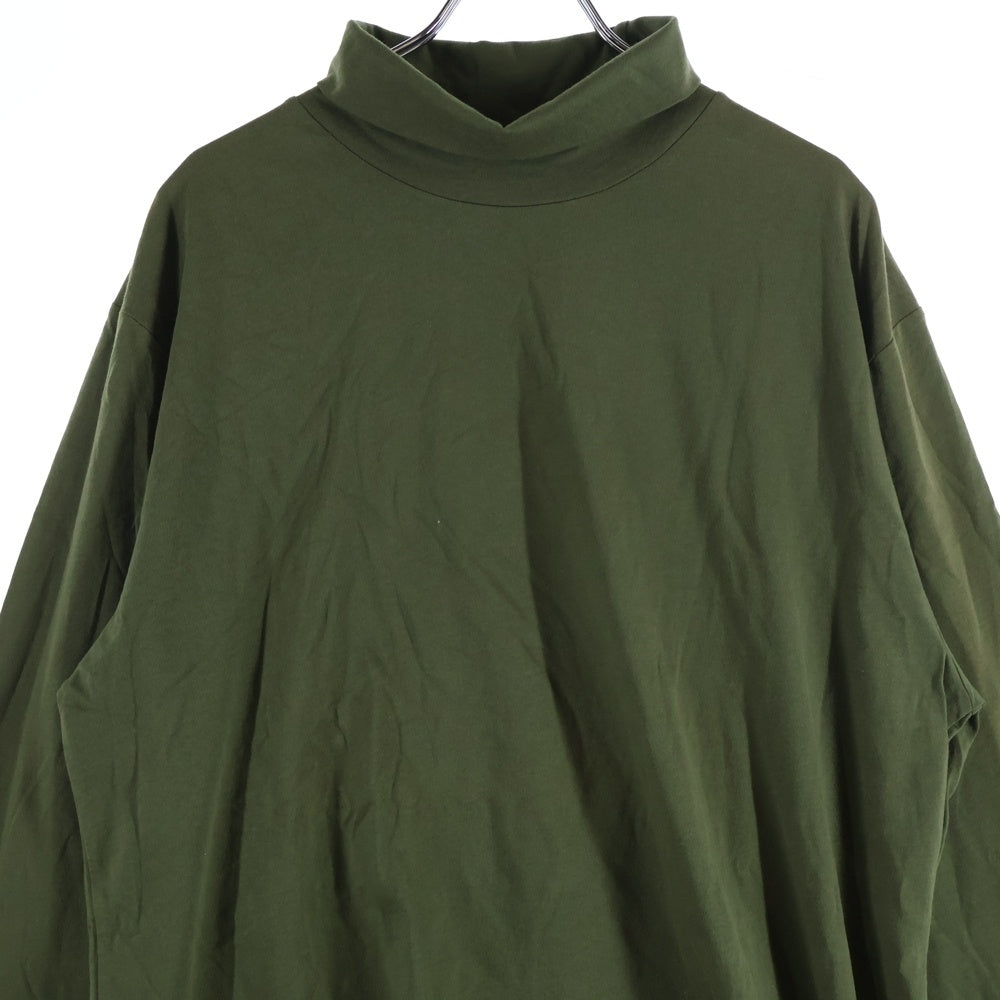 DRIES VAN NOTEN(ドリスヴァンノッテン) タートルネック コットン 長袖Tシャツ ロングスリーブ カーキ 2177710