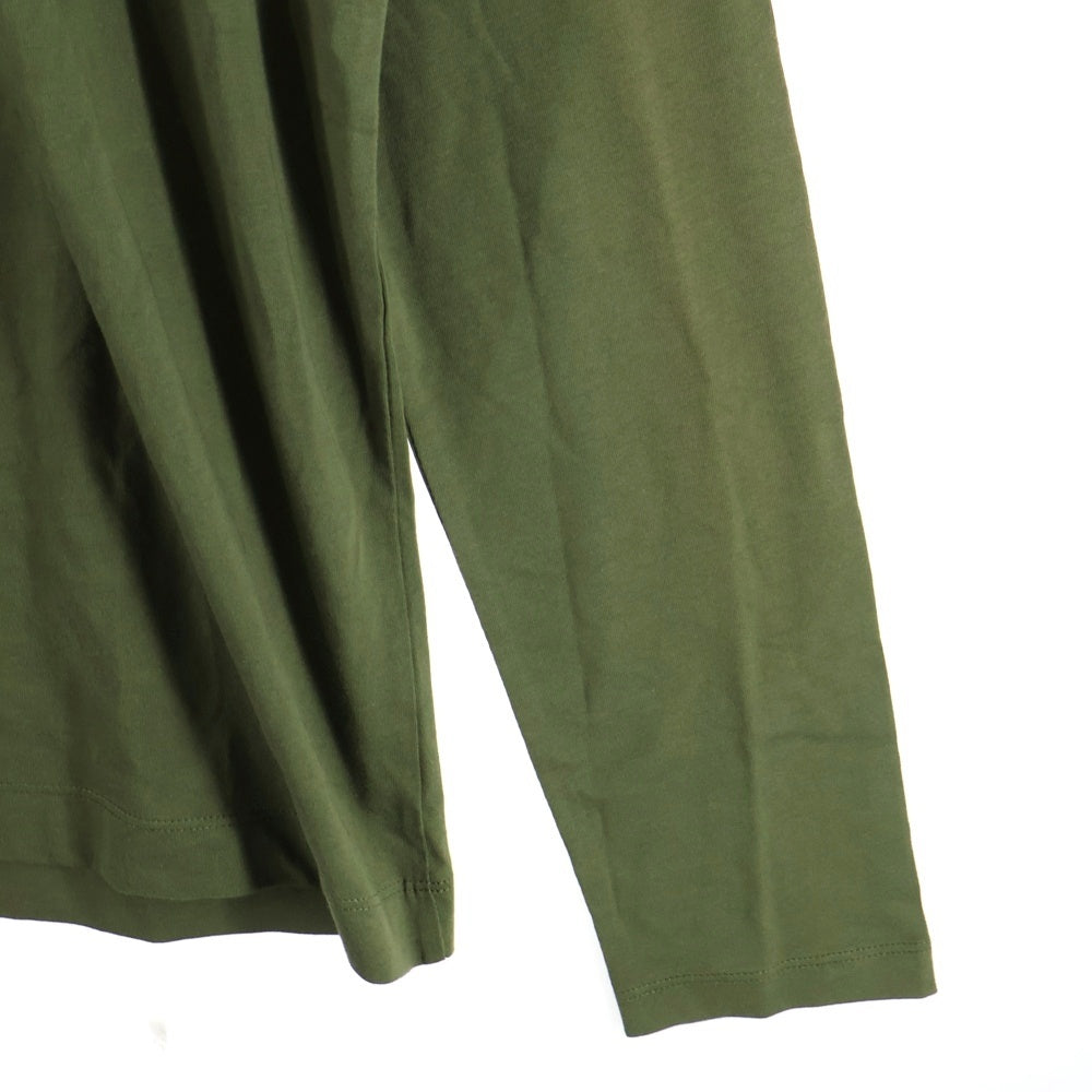 DRIES VAN NOTEN(ドリスヴァンノッテン) タートルネック コットン 長袖Tシャツ ロングスリーブ カーキ 2177710