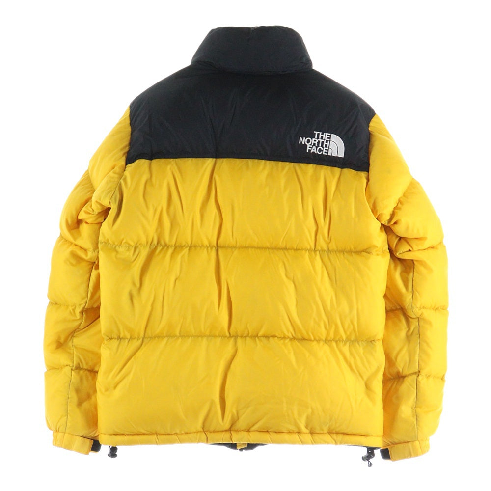 THE NORTH FACE(ザノースフェイス) NUPTSE JACKET ヌプシ ジップアップ フーデッド ダウンジャケット イエロー ND91841