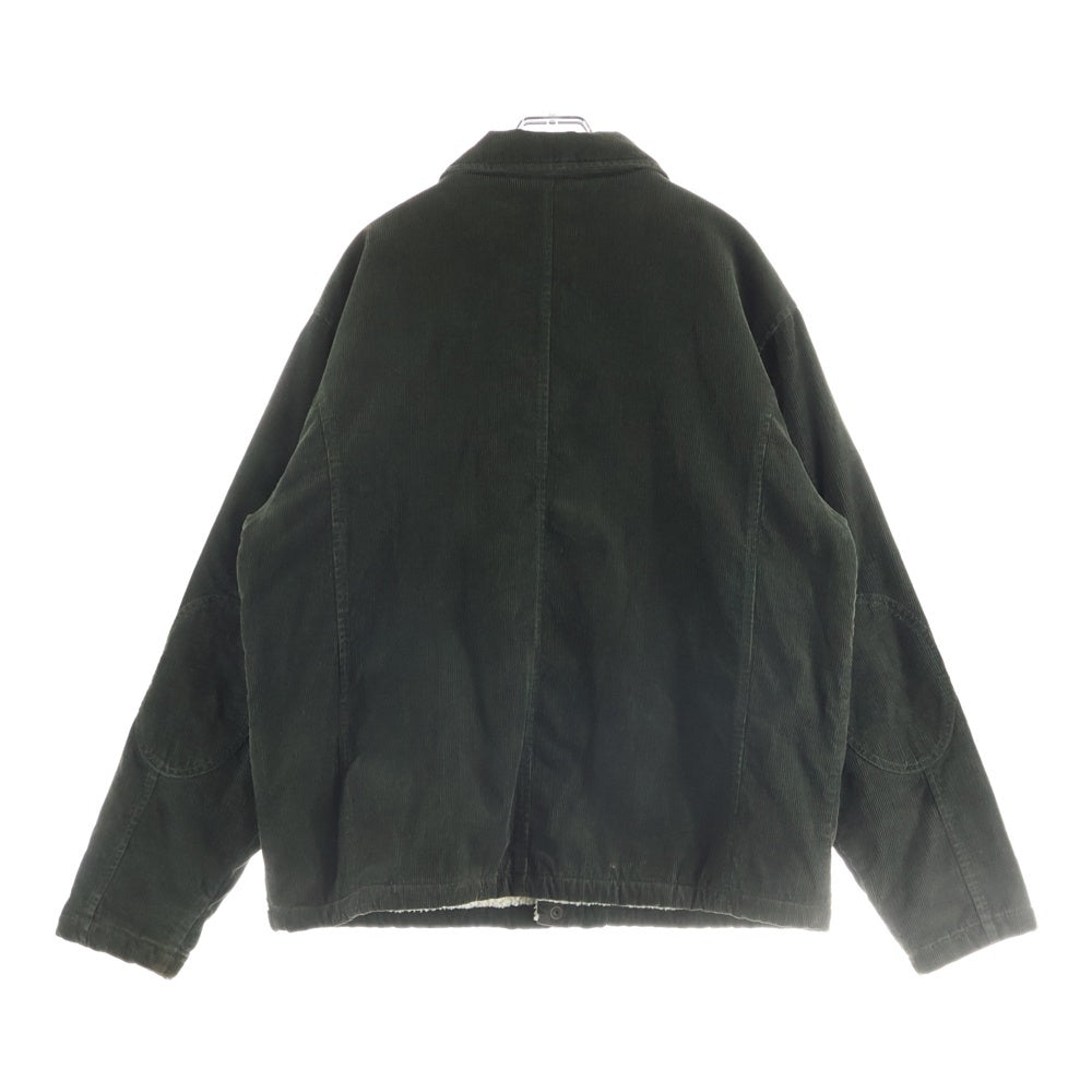 CHAMPION(チャンピオン) 裏地ボア フロントボタン コーデュロイジャケット カーキ C3-Q612