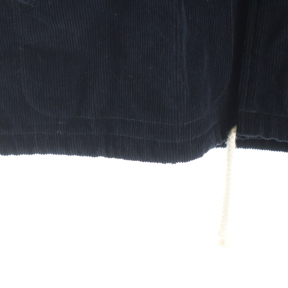 CHAMPION(チャンピオン) フロントボタン コーデュロイ コーチジャケット ブラック C8-J604