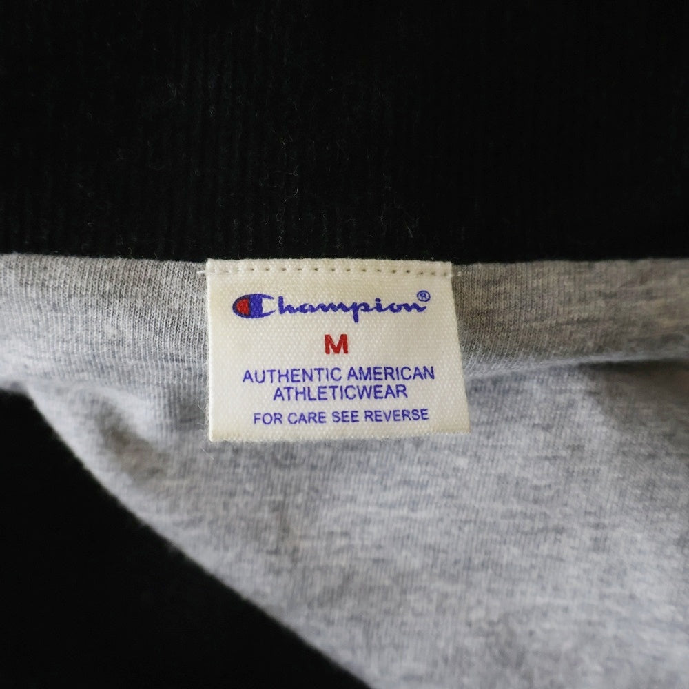 CHAMPION(チャンピオン) フロントボタン コーデュロイ コーチジャケット ブラック C8-J604