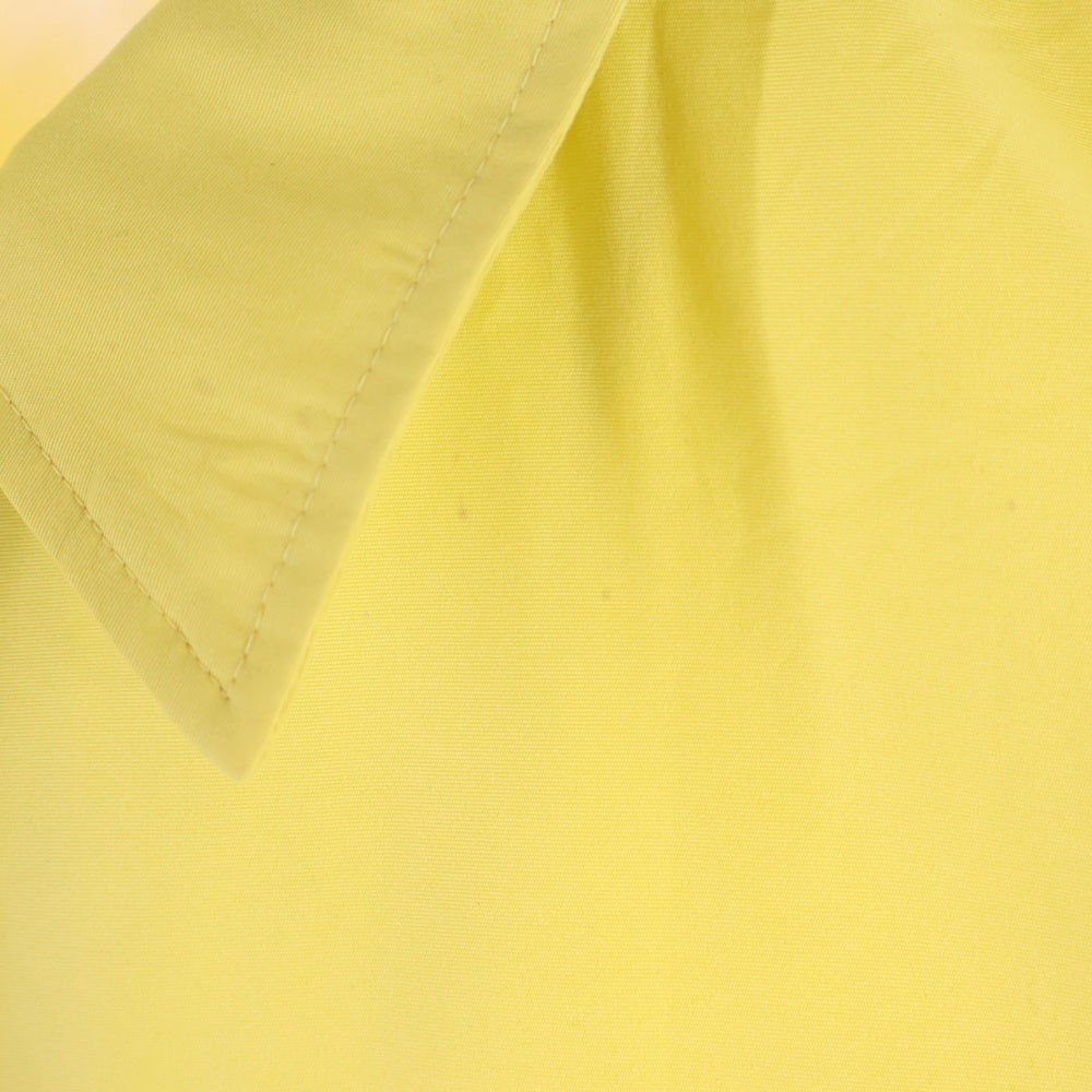 CHAMPION(チャンピオン) フロントボタン ロゴ刺繍 コーチジャケット イエロー C8-S628