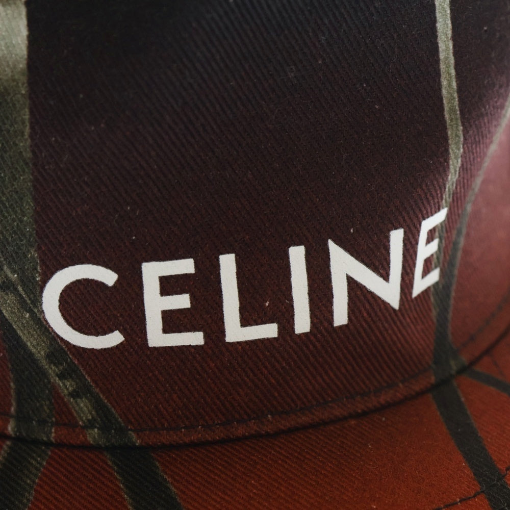 CELINE(セリーヌ) Street Style Cap ツリープリント ストリートスタイルキャップ 帽子 マルチカラー 2AUU1702Q