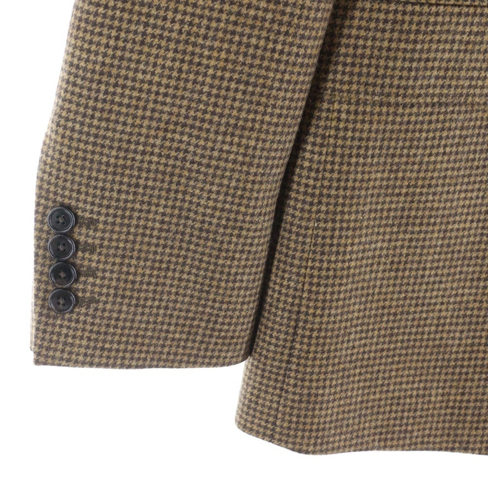 CELINE(セリーヌ) ウールカシミヤ フランネル テーラードジャケット ブラウン 2V20J367V