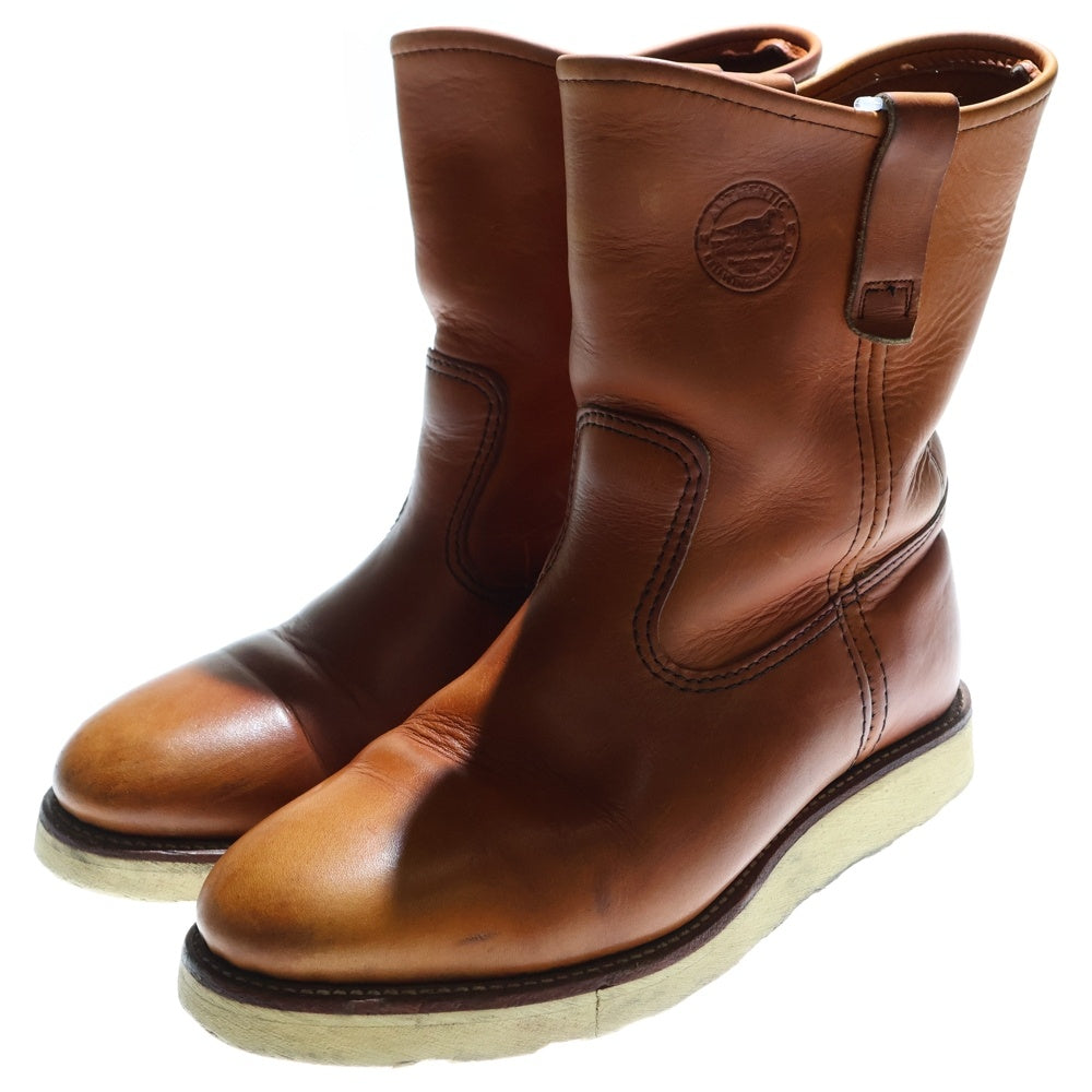 RED WING(レッド ウイング) 90S犬刻印 PECOS BOOTS ペコスブーツ ハイカットブーツ シューズ ブラウン 866-05018 US8D/26.0cm