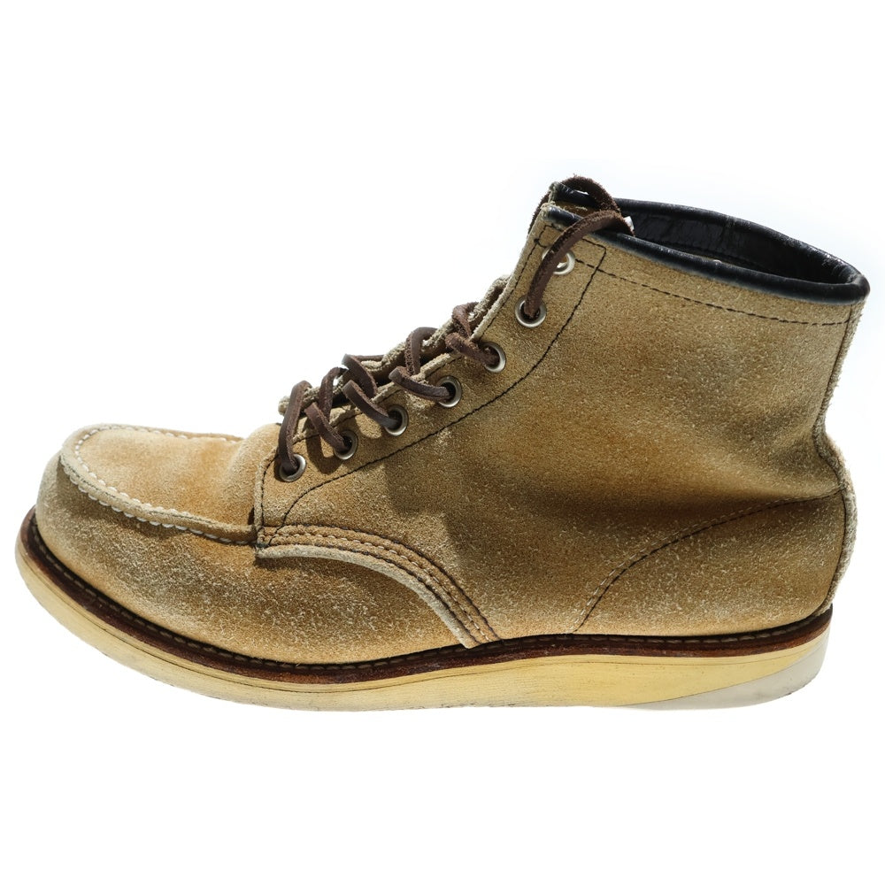 RED WING(レッド ウイング) 刺繍羽タグ IRISH SETTER アイリッシュセッター スウェード ハイカットブーツ シューズ ブラウン