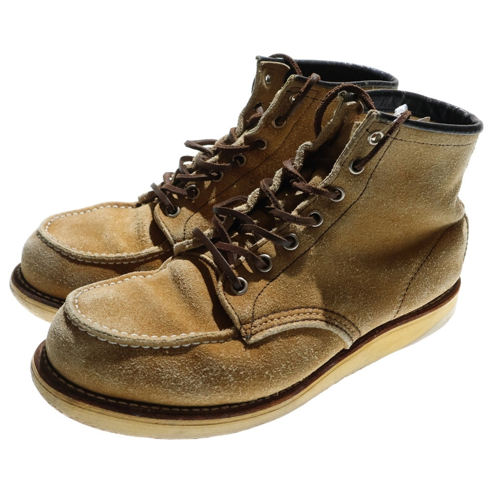 RED WING(レッド ウイング) 刺繍羽タグ IRISH SETTER アイリッシュセッター スウェード ハイカットブーツ シューズ ブラウン