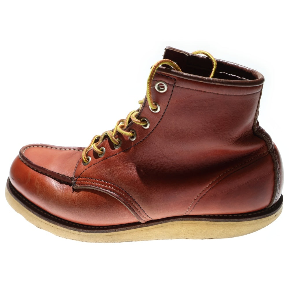 RED WING(レッド ウイング) 90s 半円犬タグ IRISH SETTER 875 アイリッシュセッター レースアップ ハイカットブーツ シューズ ブラウン US8.5/26.5cm