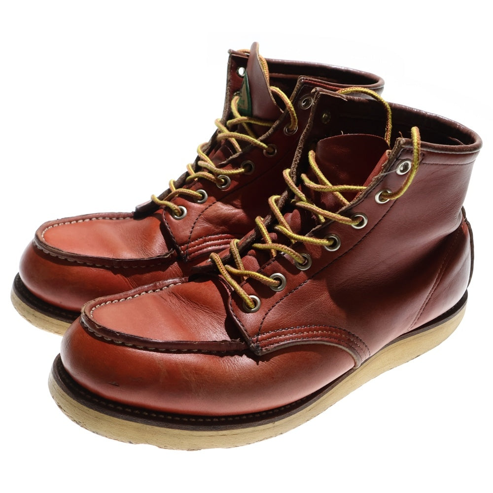 RED WING(レッド ウイング) 90s 半円犬タグ IRISH SETTER 875 アイリッシュセッター レースアップ ハイカットブーツ シューズ ブラウン US8.5/26.5cm