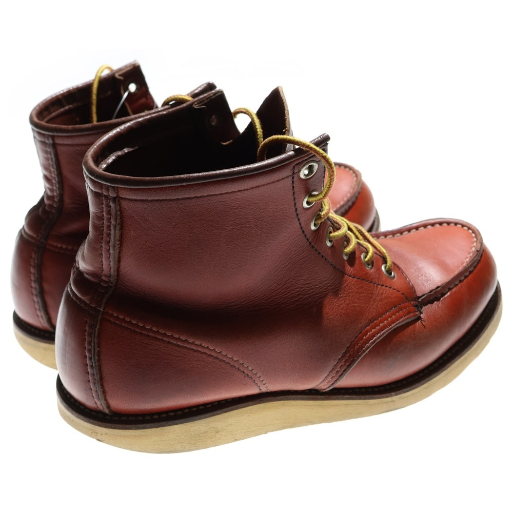 RED WING(レッド ウイング) 90s 半円犬タグ IRISH SETTER 875 アイリッシュセッター レースアップ ハイカットブーツ シューズ ブラウン US8.5/26.5cm