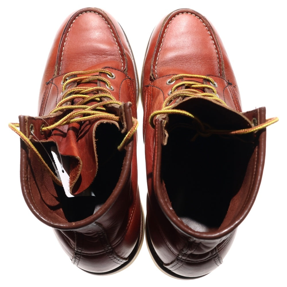 RED WING(レッド ウイング) 90s 半円犬タグ IRISH SETTER 875 アイリッシュセッター レースアップ ハイカットブーツ シューズ ブラウン US8.5/26.5cm