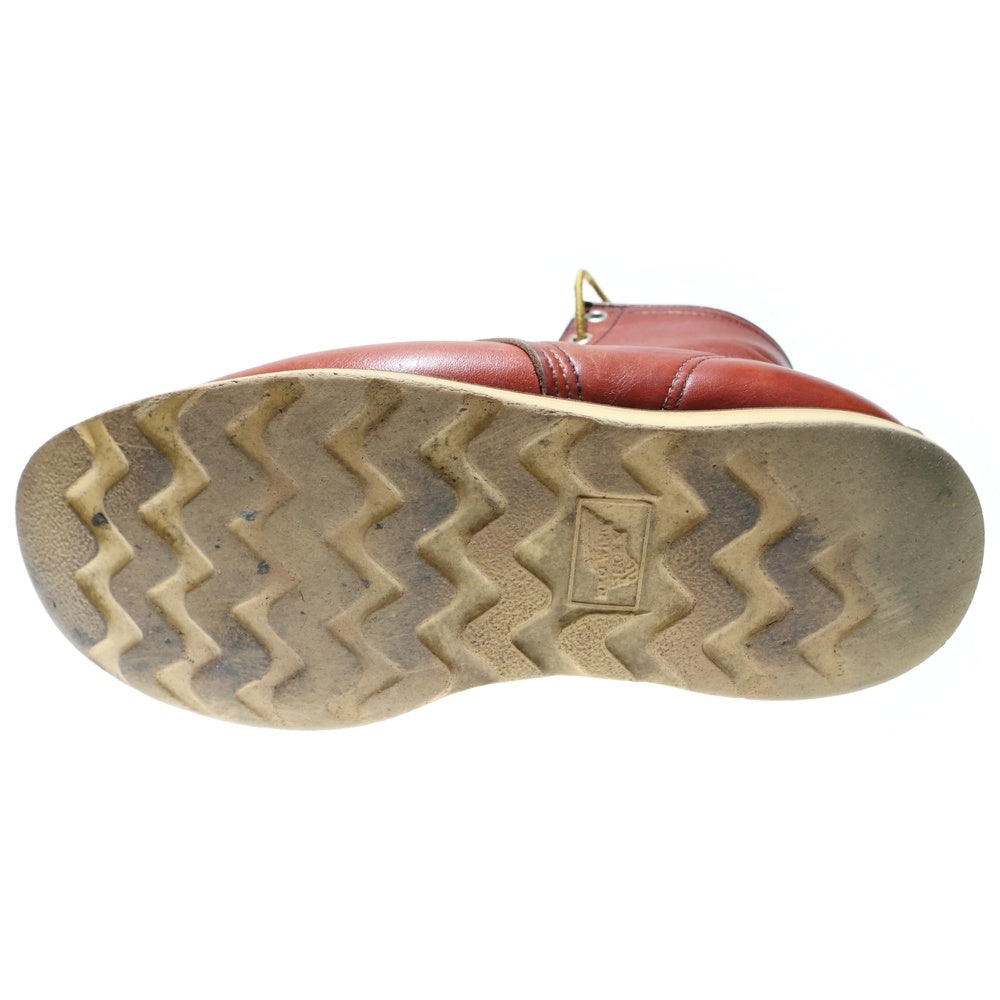 RED WING(レッド ウイング) 90s 半円犬タグ IRISH SETTER 875 アイリッシュセッター レースアップ ハイカットブーツ シューズ ブラウン US8.5/26.5cm