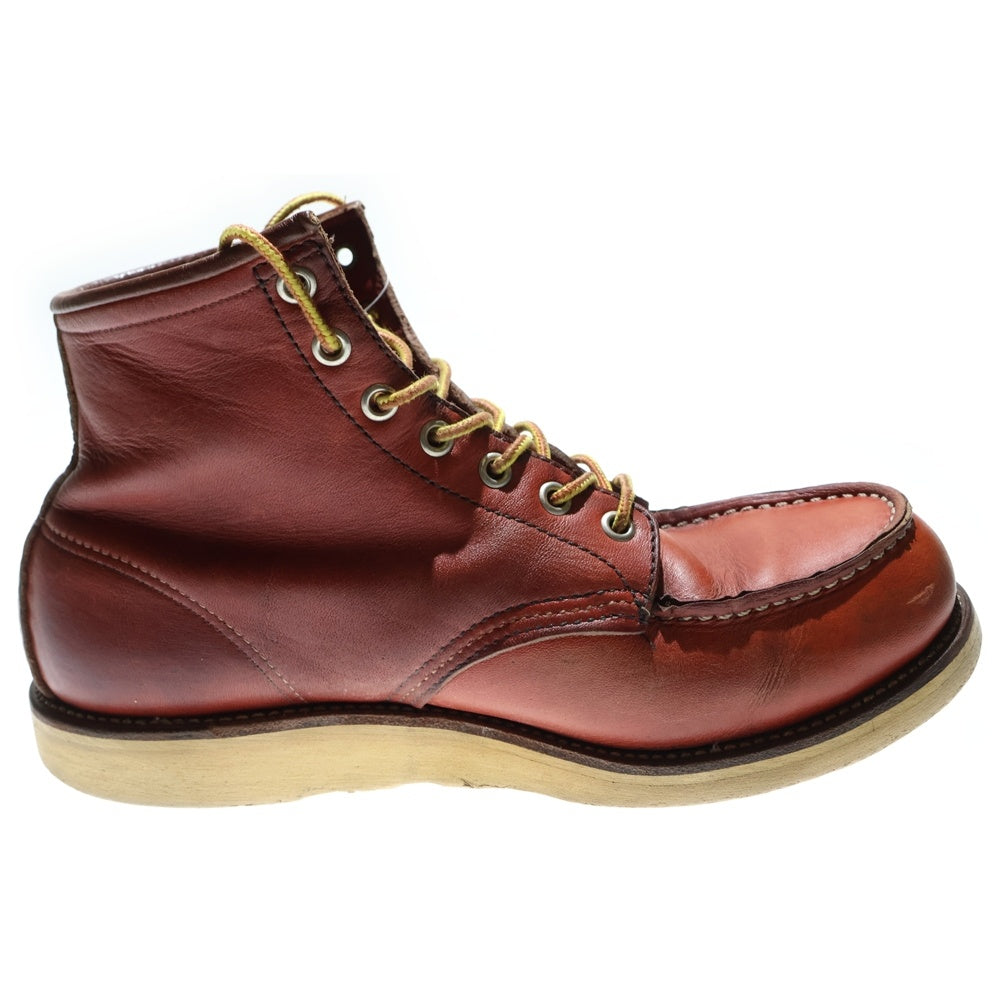 RED WING(レッド ウイング) 90s 半円犬タグ IRISH SETTER 875 アイリッシュセッター レースアップ ハイカットブーツ シューズ ブラウン US8.5/26.5cm