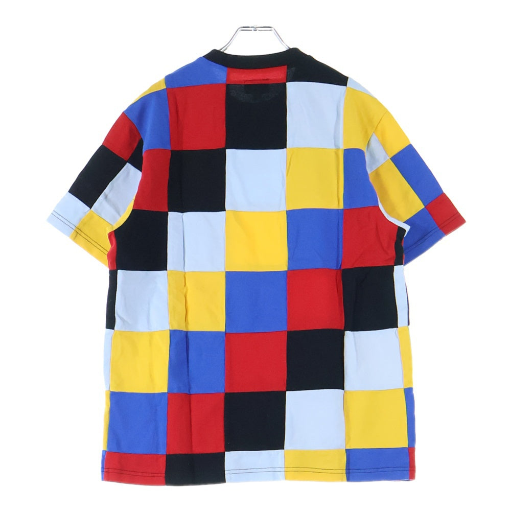 SUPREME(シュプリーム) 18AW Patchwork Pique Tee パッチワーク カラーブロック クルーネック 半袖Tシャツ カットソー マルチカラー