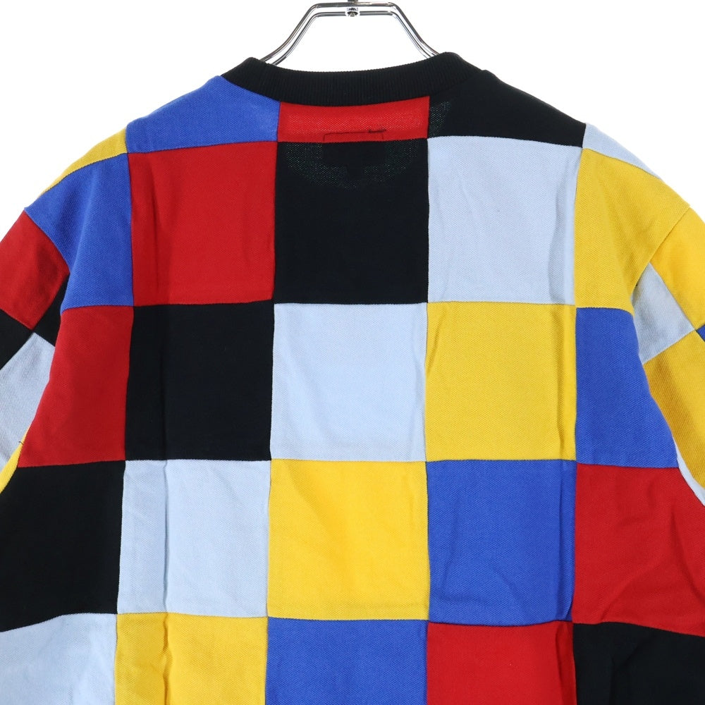 SUPREME(シュプリーム) 18AW Patchwork Pique Tee パッチワーク カラーブロック クルーネック 半袖Tシャツ カットソー マルチカラー