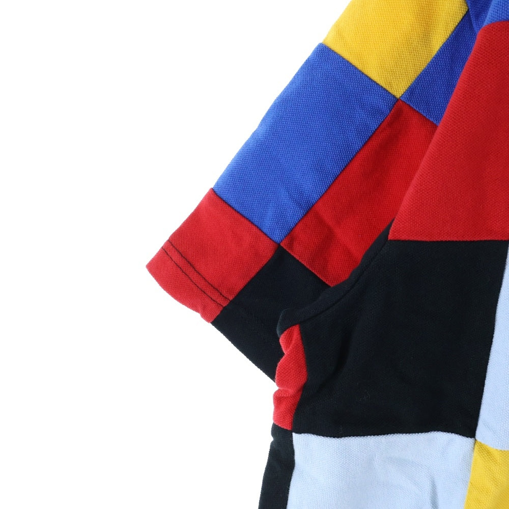 SUPREME(シュプリーム) 18AW Patchwork Pique Tee パッチワーク カラーブロック クルーネック 半袖Tシャツ カットソー マルチカラー