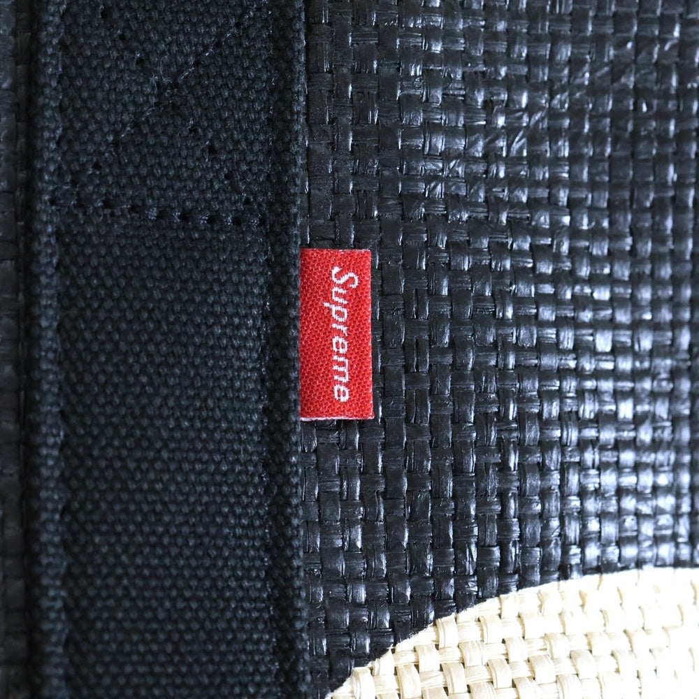 SUPREME(シュプリーム) 20SS Raffia Tote Bag ラフィア 編込 トートバッグ ブラック