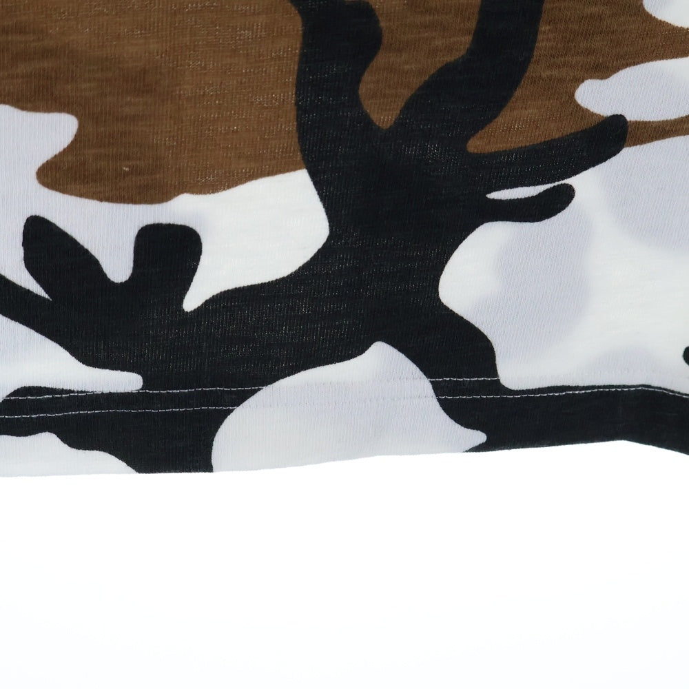 SUPREME(シュプリーム) 16AW Pocket Tee Camo カモフラ柄 1ポケット クルーネック 半袖Tシャツ カットソー ホワイト/ブラウン