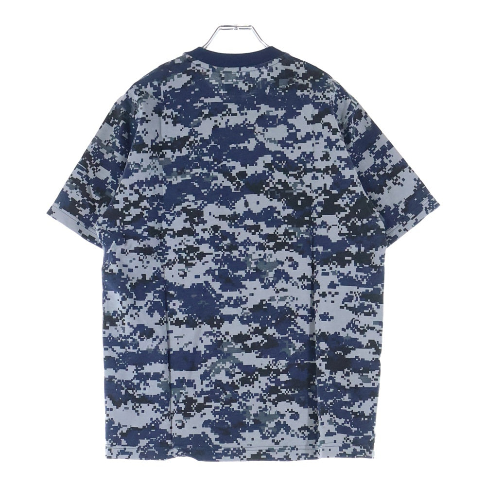 SUPREME(シュプリーム) 17AW Pocket Tee S/S デジタルカモ 1ポケット クルーネック 半袖Tシャツ カットソー ネイビー