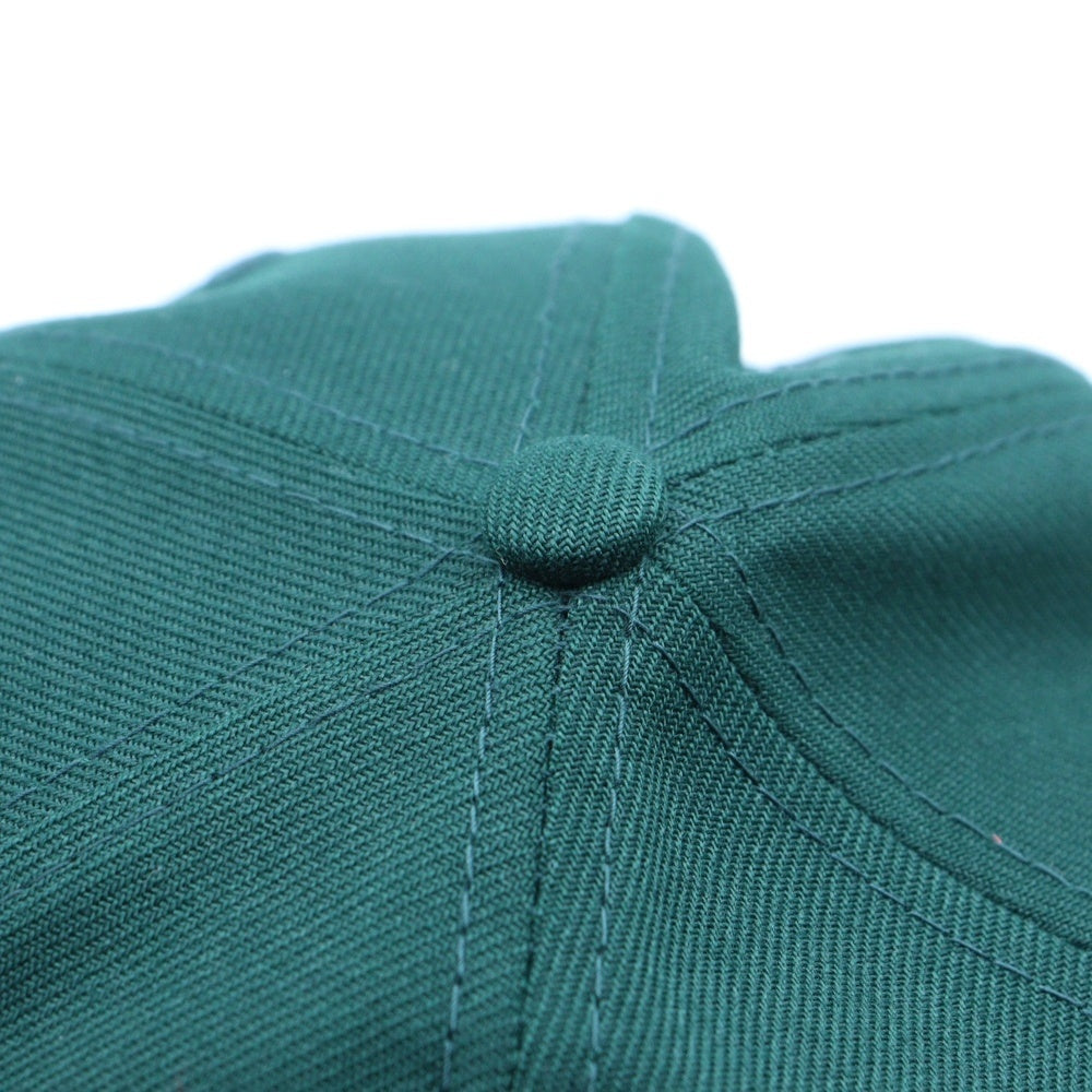 SUPREME(シュプリーム) 22AW ×New Era S Logo Cap ニューエラ ロゴ刺繍 ベースボールキャップ 帽子 グリーン