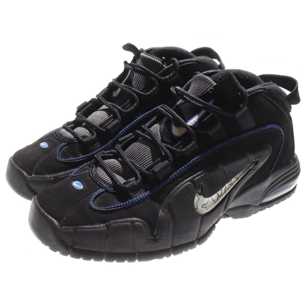 NIKE(ナイキ) AIR MAX PENNY 1 Black and Metallic Silver エアマックス ペニー ハイカットスニーカー ブラック US10.5/28.5cm DN2487-002
