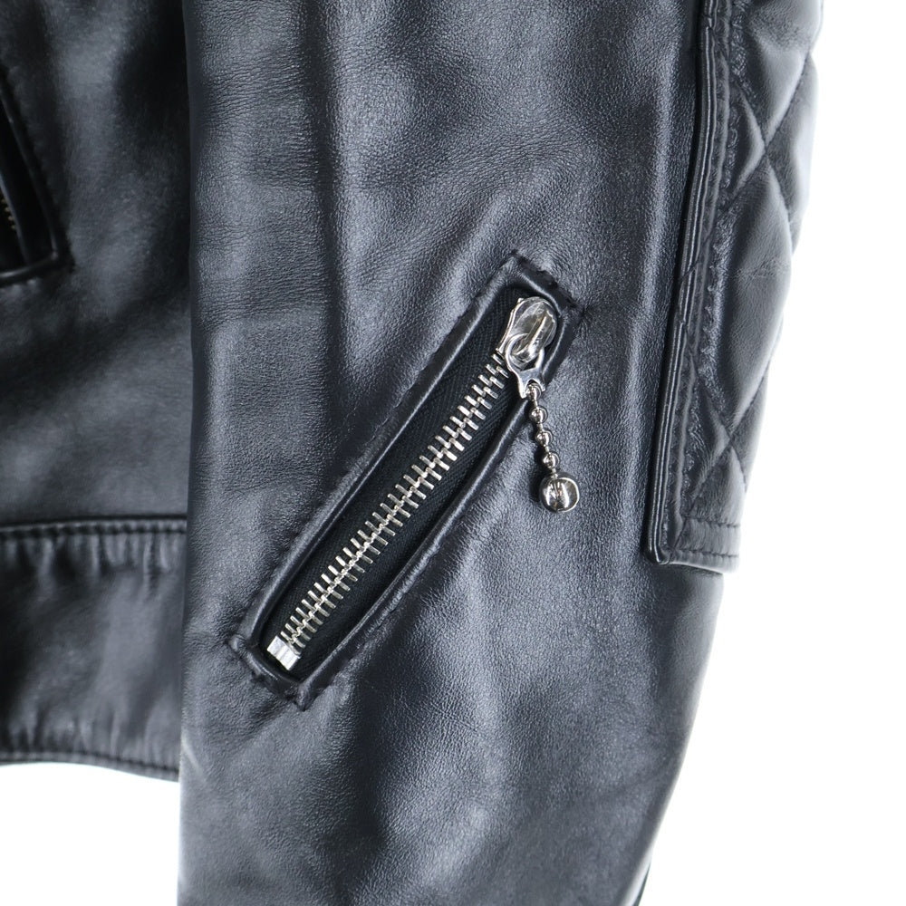 Lewis Leathers(ルイスレザー) SUPER MONZA HORSE HIDE スーパーモンザ ホースハイド レザー ダブルライダースジャケット ブラック