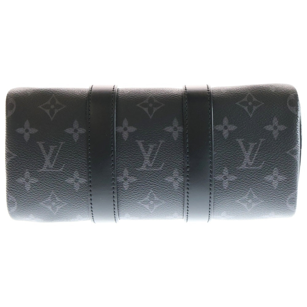 LOUIS VUITTON(ルイヴィトン) キーポル・バンドリエール 25 M46271 2WAY ハンドバッグ ショルダーバッグ ブラック/グレー