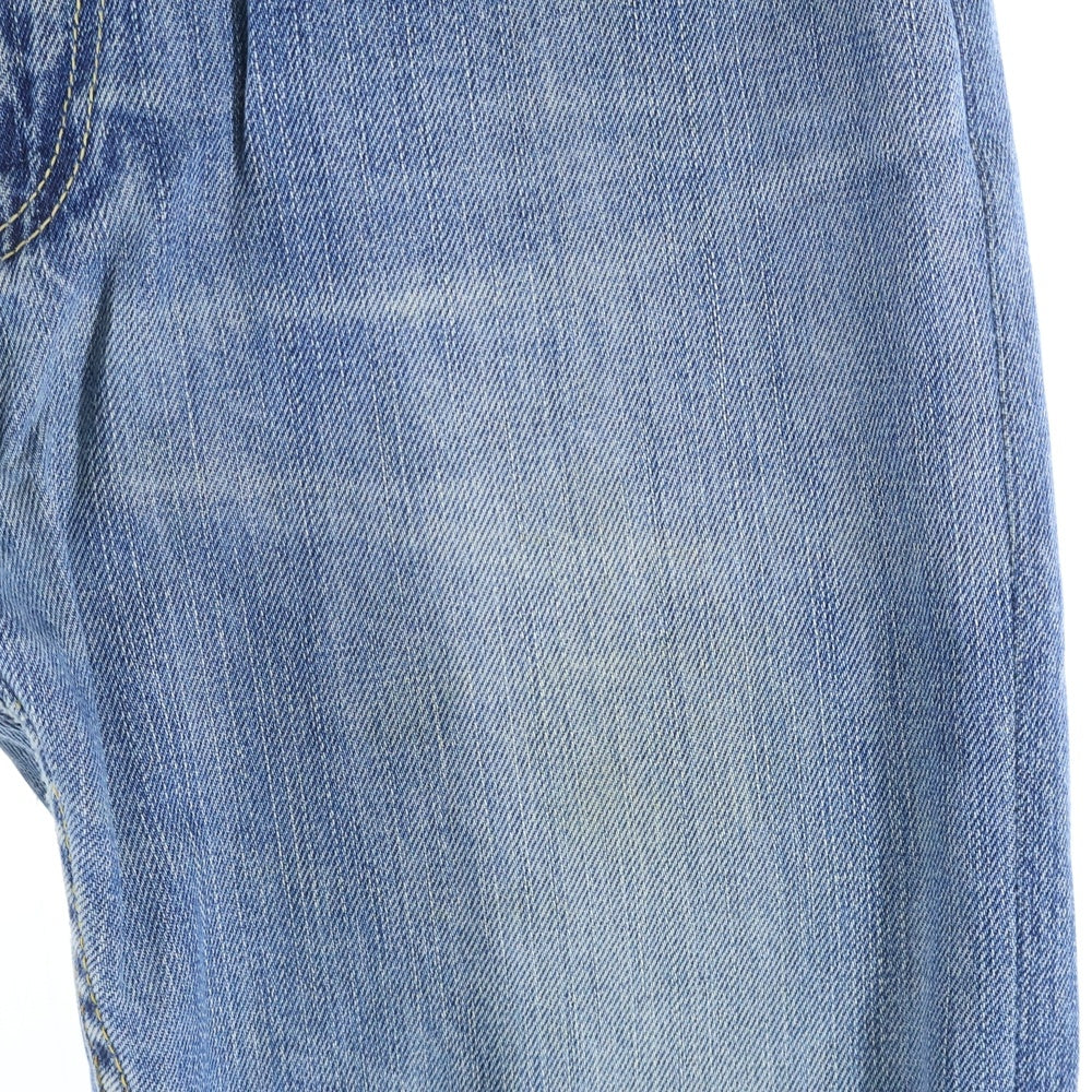 SEEALL(シーオール) RECONSTRUCTED ZIP DENIM 再構築 リメイク ジップフライ デニムパンツ インディゴ SAU01 DE604