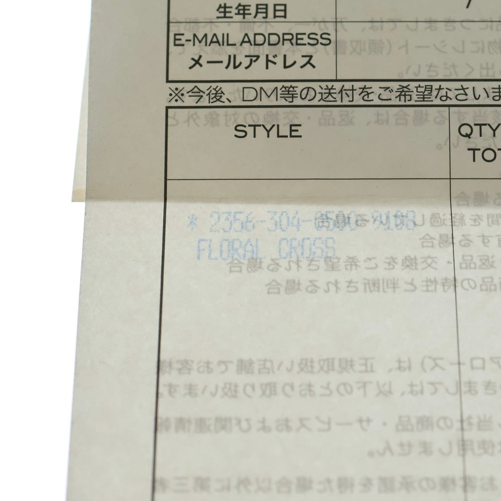 CHROME HEARTS(クロムハーツ) FLRL CRS フローラルクロス リング シルバー BCA346