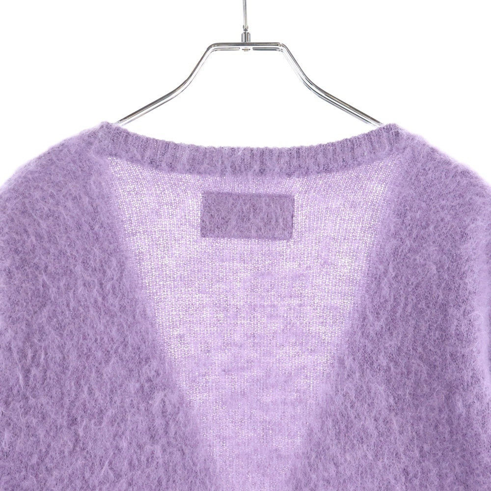 WACKO MARIA(ワコマリア) MOHAIR CARDIGAN モヘヤカーディガン パープル
