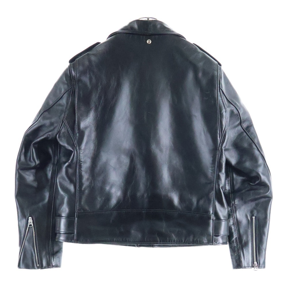 SCHOTT(ショット) SPECIAL HORSEHIDE ONESTAR ホースハイド ワンスター レザー ダブルライダースジャケット ブラック 7544