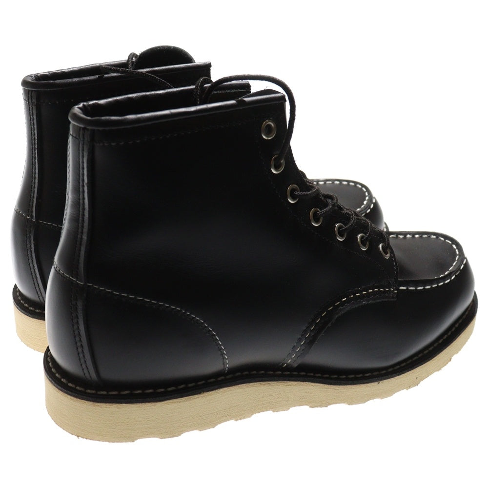 RED WING(レッド ウイング) 6-inch Classic Moc 新四角犬タグ クラシックモック レザー ハイカットブーツ ブラック US9.5/27.5cm 8179