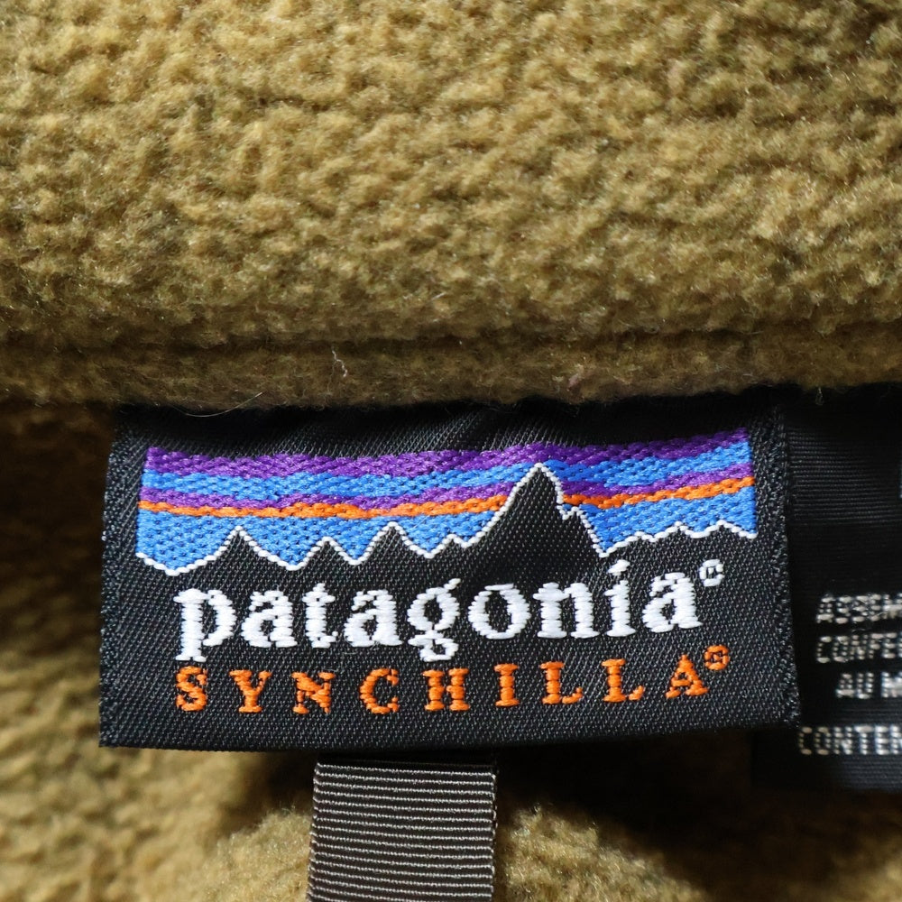 PATAGONIA(パタゴニア) メキシコ製 シンチラ マースピアル ハーフジップ フリースジャケット ベージュ