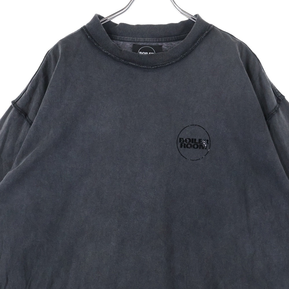 BOILER ROOM(ボイラールーム) BOILER ROOM TEE ボイラールーム ロゴプリント 半袖Tシャツ カットソー ブラック