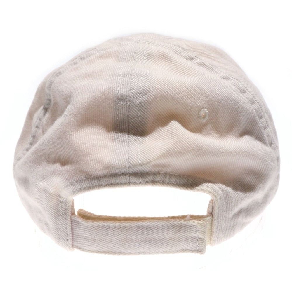 BALENCIAGA(バレンシアガ) BE DIFFERENT CAP ロゴ刺繍 ベースボールキャップ 帽子 ホワイト 732677 410B2